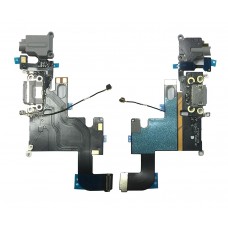 iPhone 6 4.7 - Original Charging Port Dock Connector Headphone Jack, Flex Cable Replacement Parts - Grey